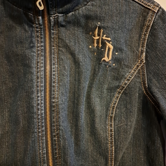 Harley Davidson Denim Jacket - Picture 2 of 13